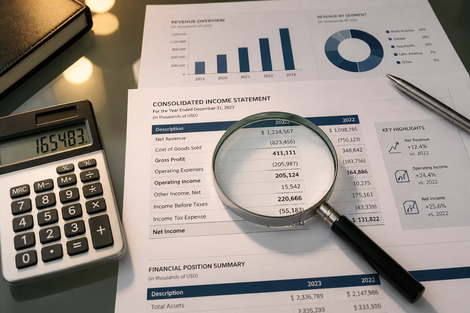 Revenue and Margin analysis tools